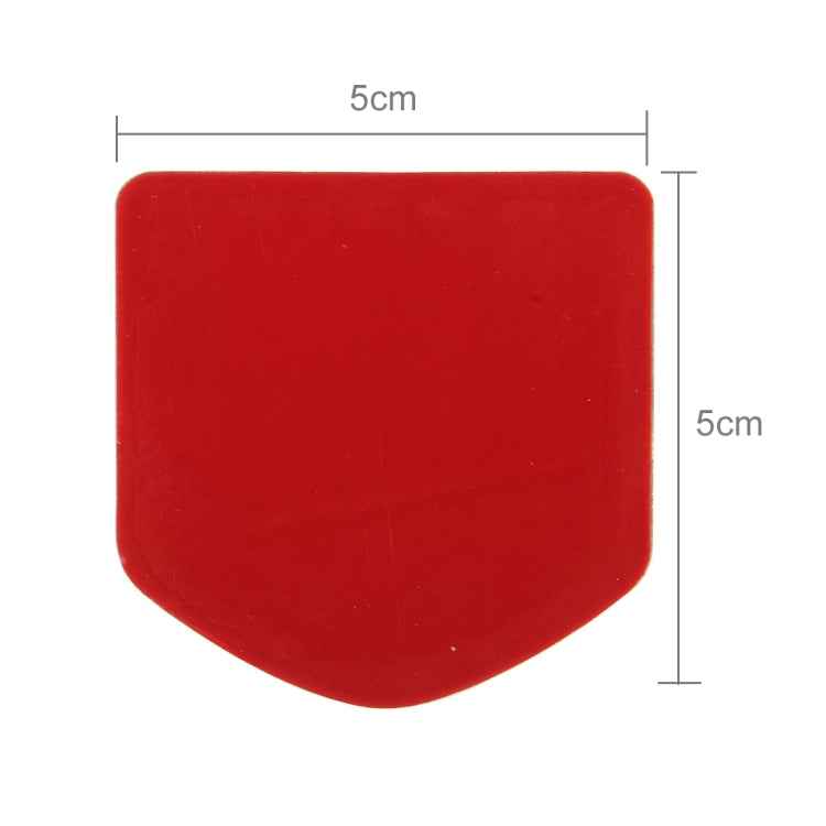 Shield Shape Metal Car Badge Decorative Sticker, Size: Small