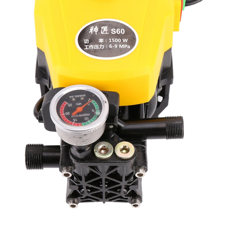 Portable Fully Automatic High Pressure Outdoor Car Washing Machine Vehicle Washing Tools, with Short Gun and 7m High Pressure Tube