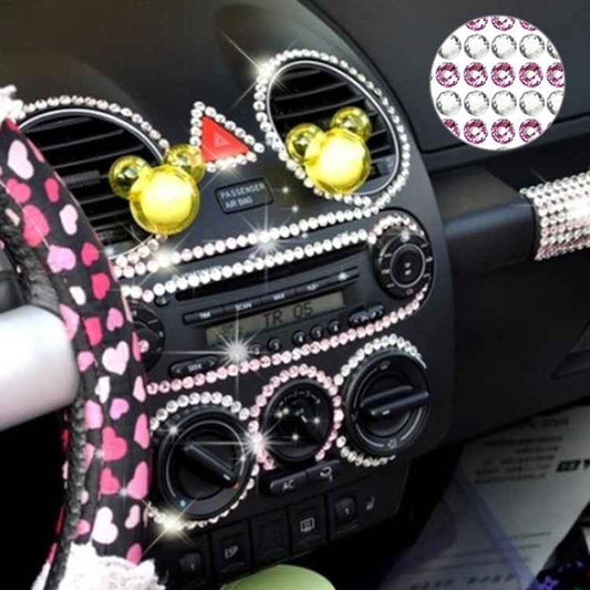 4mm Glitter Crystal Diamond Decoration / Shining Rhinestone Sticker for Car Sticker & Cell Phone Ornament