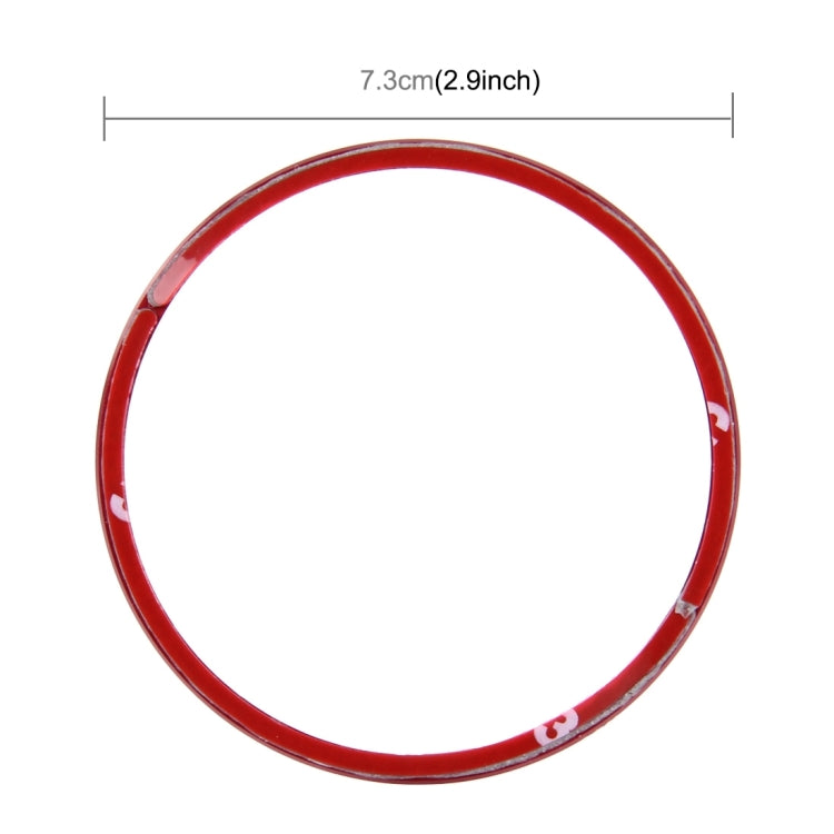 4 PCS Car Aluminum Wheel Hub Deroration Ring For Cadillac