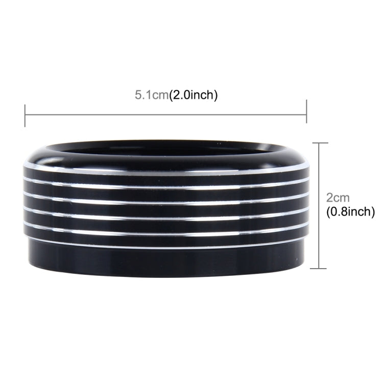3 PCS Car Aluminum Air Conditioner Knob Case For Subaru