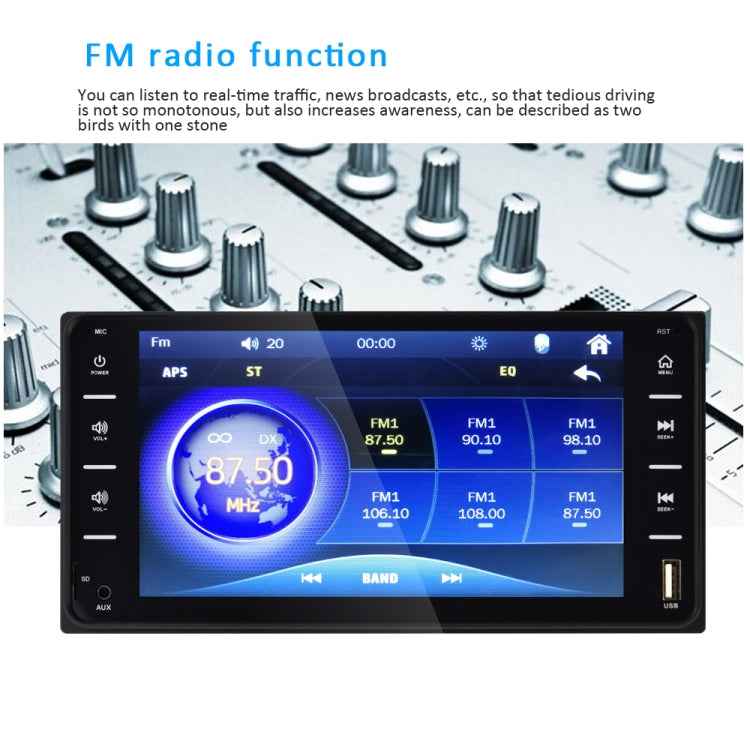 848V 16 7 inch Multi-touch Screen Car GPS Navigator, Support TF Card / USB / AUX / MP5 Player / Android & iPhone Mirror Links