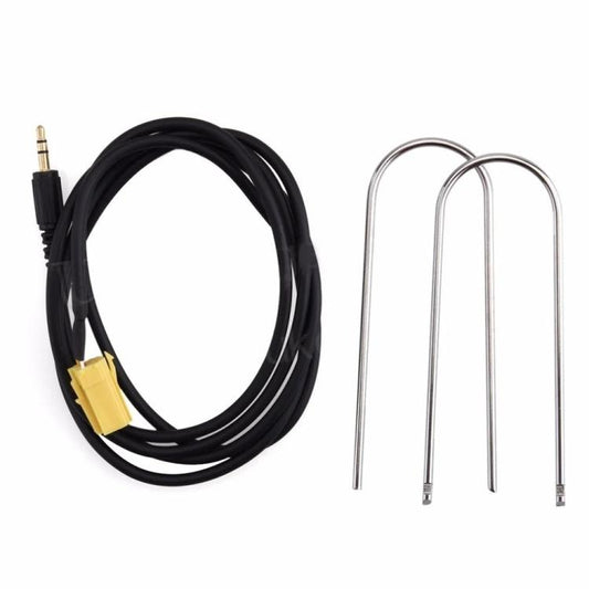 Car Audio AUX Adapter Cable + Tool for Alpine / Fiat / Lancia Buchse Stecker