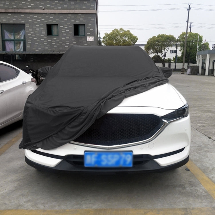 Anti-Dust Anti-UV Heat-insulating Elastic Force Cotton Car Cover for Sedan Car, Size: L, 4.9m~5.25m