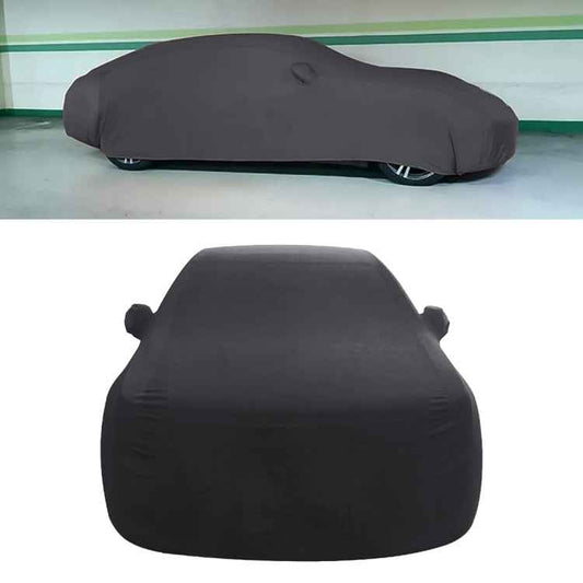 Anti-Dust Anti-UV Heat-insulating Elastic Force Cotton Car Cover for Sedan Car, Size: S, 4.3m~4.65m