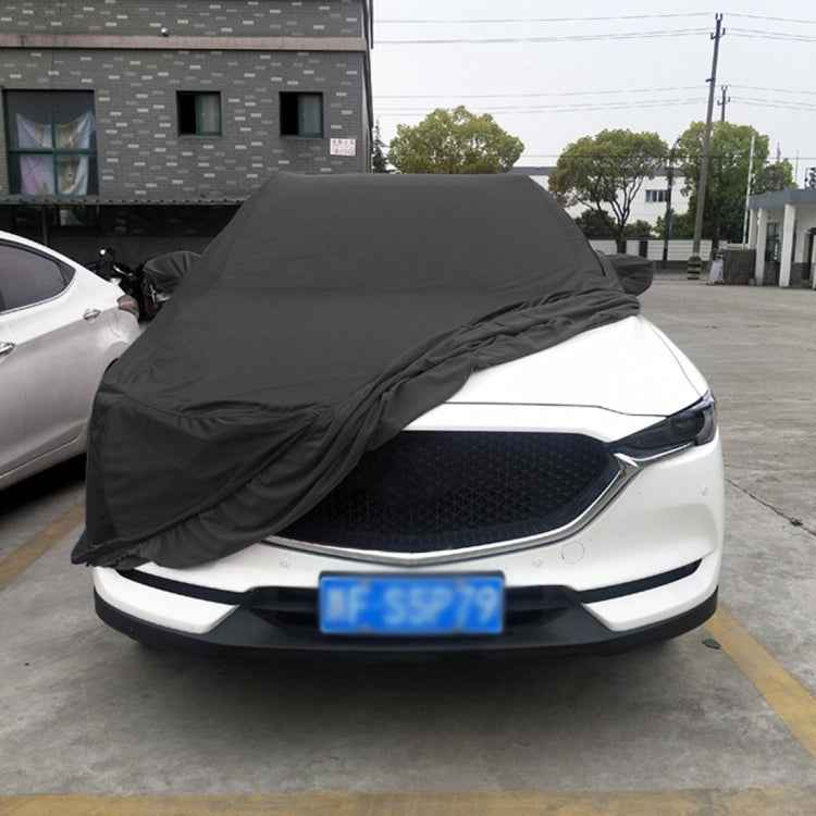 Anti-Dust Anti-UV Heat-insulating Elastic Force Cotton Car Cover for Sedan Car, Size: S, 4.3m~4.65m