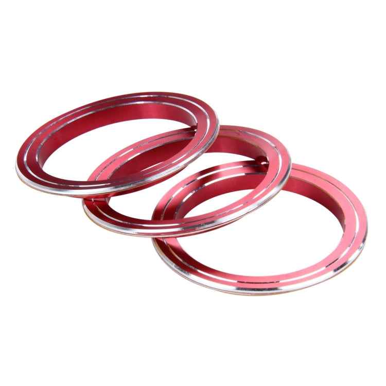 3 PCS Car Aluminum Air Conditioner Knob Case For ATENZA