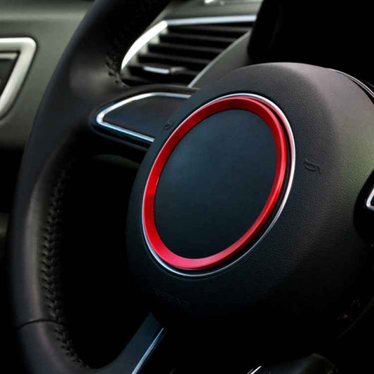 Car Aluminum Steering Wheel Decoration Ring For Audi