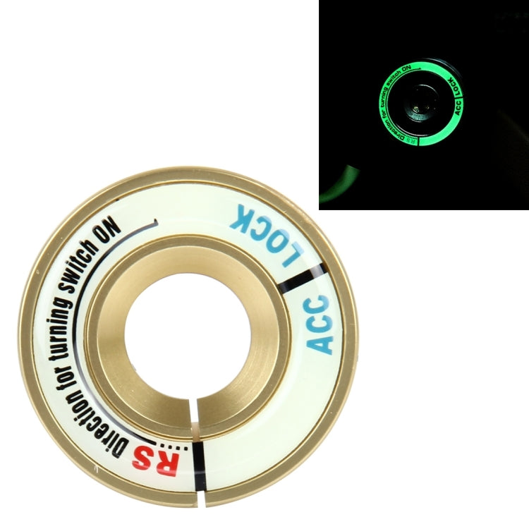 Car Aluminum Igniter Night Luminous Decoration Ring For Audi And Volkswagen