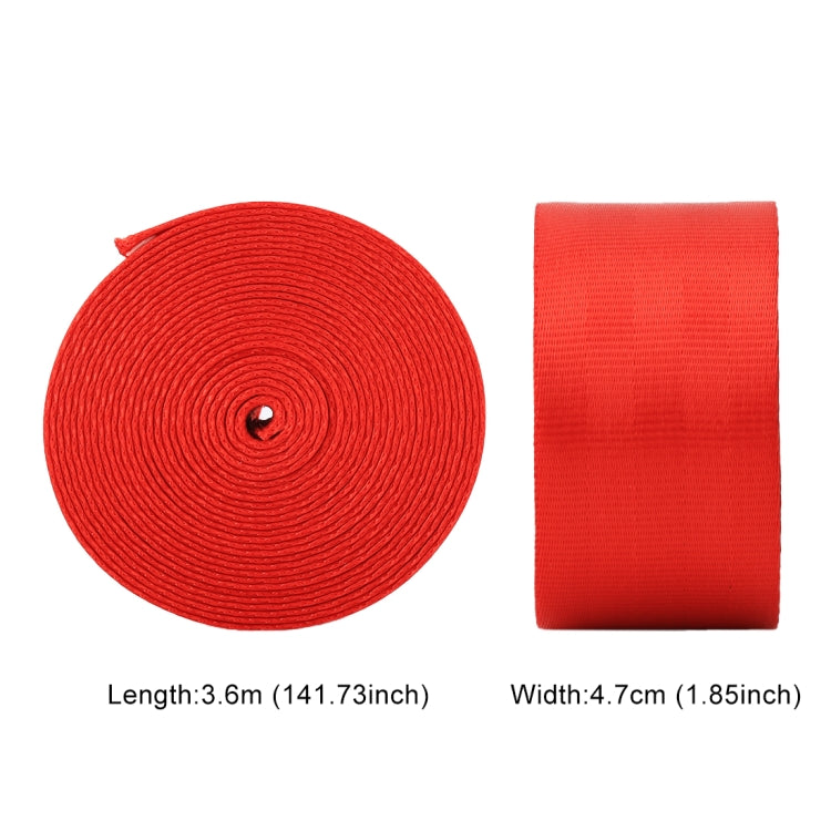 Car Modified Polyester Seat Belt Harness Racing Safety Seat Belt, Length: 3.6m