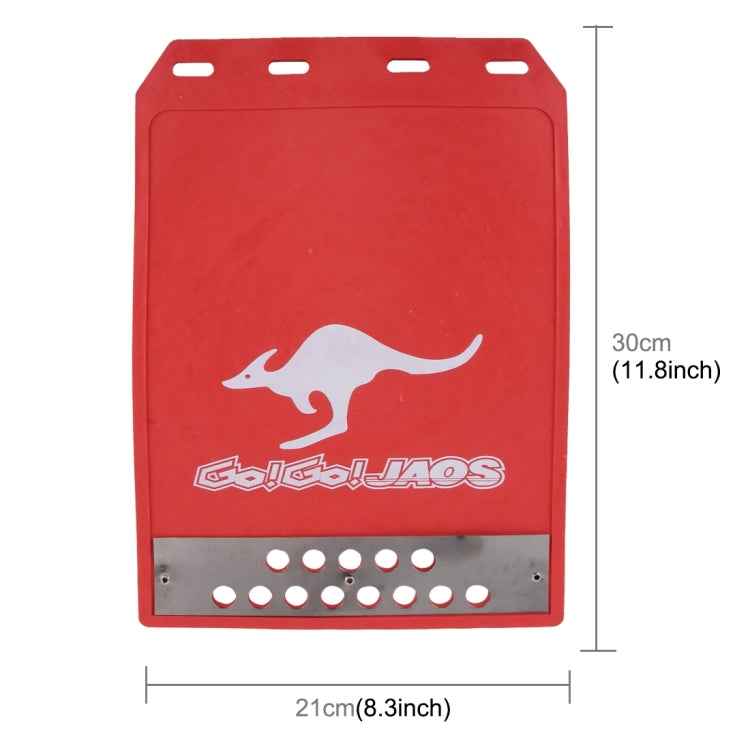 2 PCS WS-003 Premium Heavy Duty Molded Splash Mud Flaps Auto Front and Rear Guards, Small Size, Random Pattern Delivery