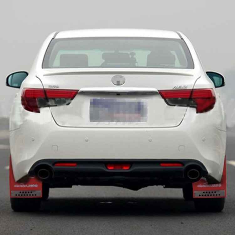 2 PCS WS-003 Premium Heavy Duty Molded Splash Mud Flaps Auto Front and Rear Guards, Small Size, Random Pattern Delivery