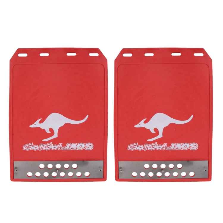 Premium Heavy Duty Molded Splash Front and Rear Mud Flaps Guards, Medium Size, Random Pattern Delivery
