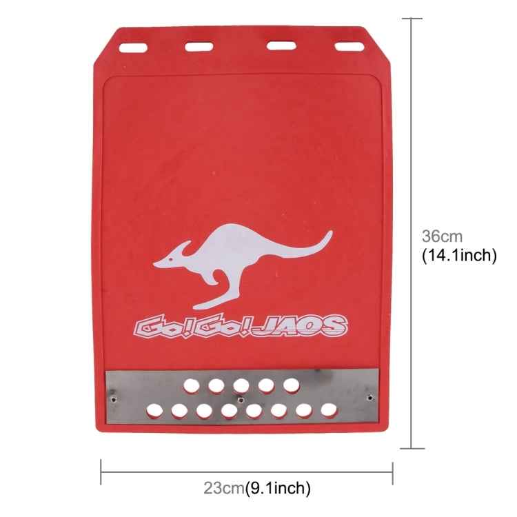 Premium Heavy Duty Molded Splash Front and Rear Mud Flaps Guards, Medium Size, Random Pattern Delivery