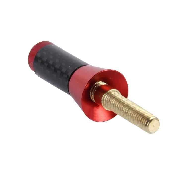 Carbon Fiber Aluminum Short Antenna Polished Universal Screws Base(Small Size)