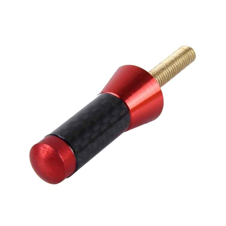 Carbon Fiber Aluminum Short Antenna Polished Universal Screws Base(Small Size)