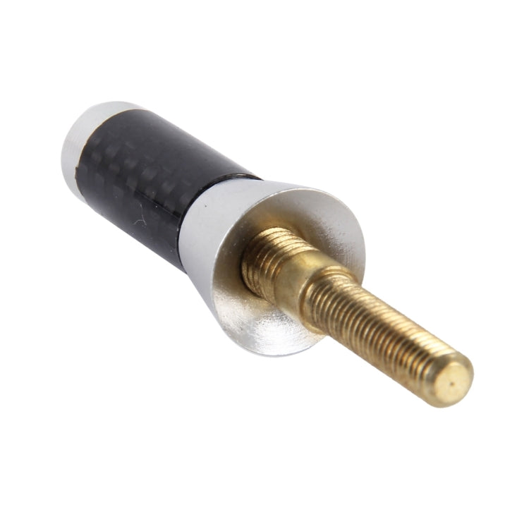 Carbon Fiber Aluminum Short Antenna Polished Universal Screws Base(Small Size)