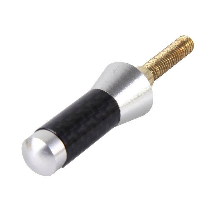 Carbon Fiber Aluminum Short Antenna Polished Universal Screws Base(Small Size)