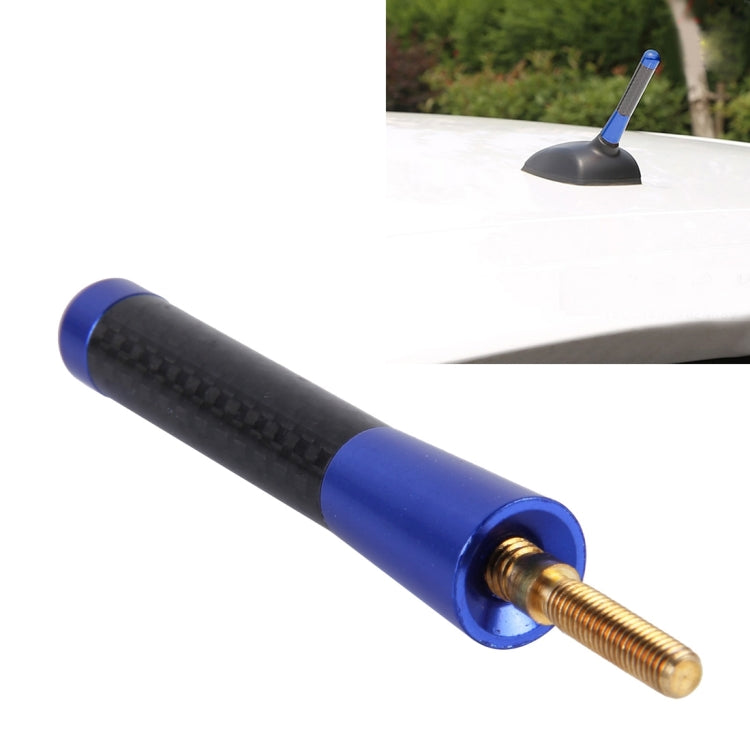 Carbon Fiber Aluminum Short Antenna Polished Universal Screws Base(Medium Size), 8cm