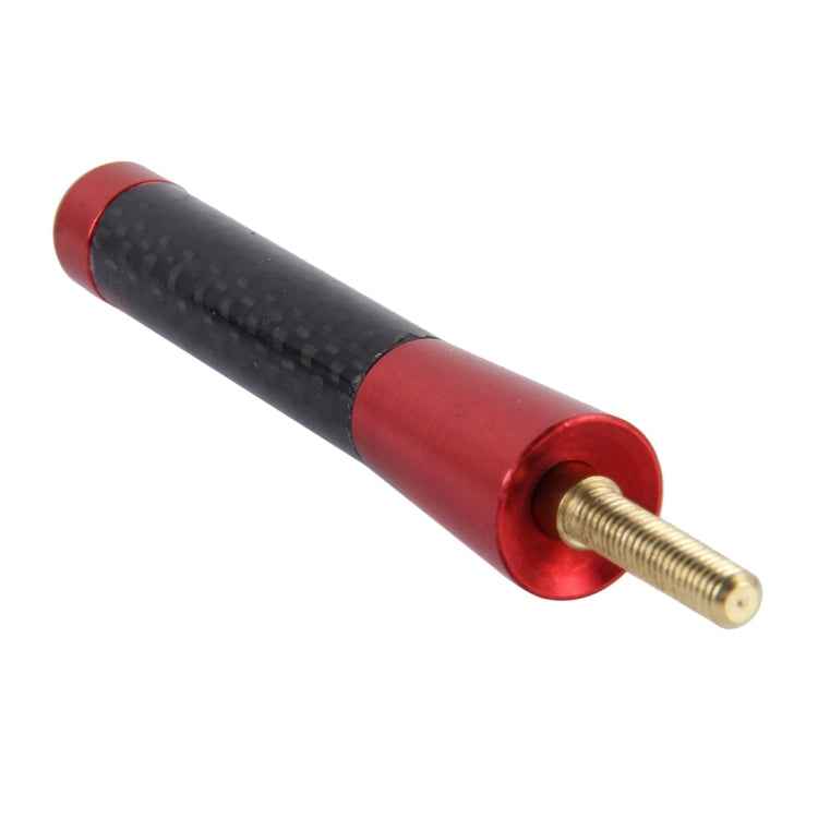 Carbon Fiber Aluminum Short Antenna Polished Universal Screws Base(Medium Size)