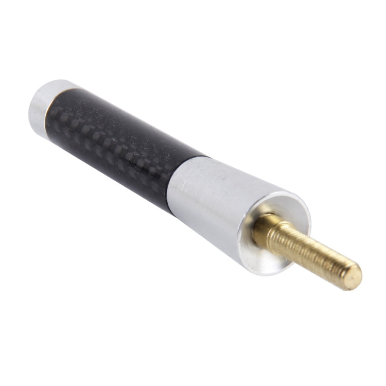 Carbon Fiber Aluminum Short Antenna Polished Universal Screws Base(Medium Size)