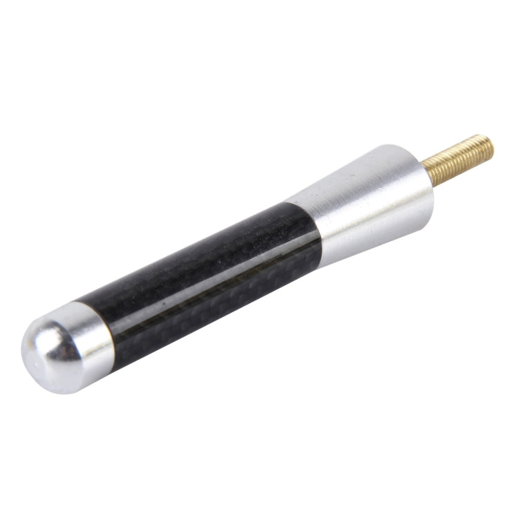 Carbon Fiber Aluminum Short Antenna Polished Universal Screws Base(Medium Size)