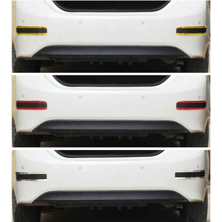 Universal Electroplate Carbon Fibre Car Door Threshold Decoration Strip Decorative Sticker, Size : 5CM x 2M