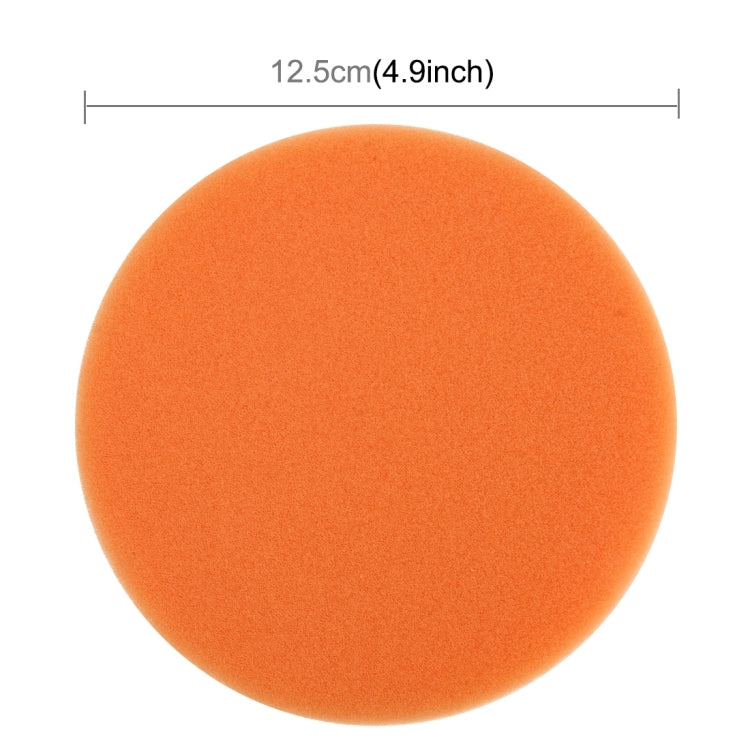 2 PCS Car Wax Sponge Round Shape Sponge High-density Waxing Sponge，Size:12.5 x 12.5cm
