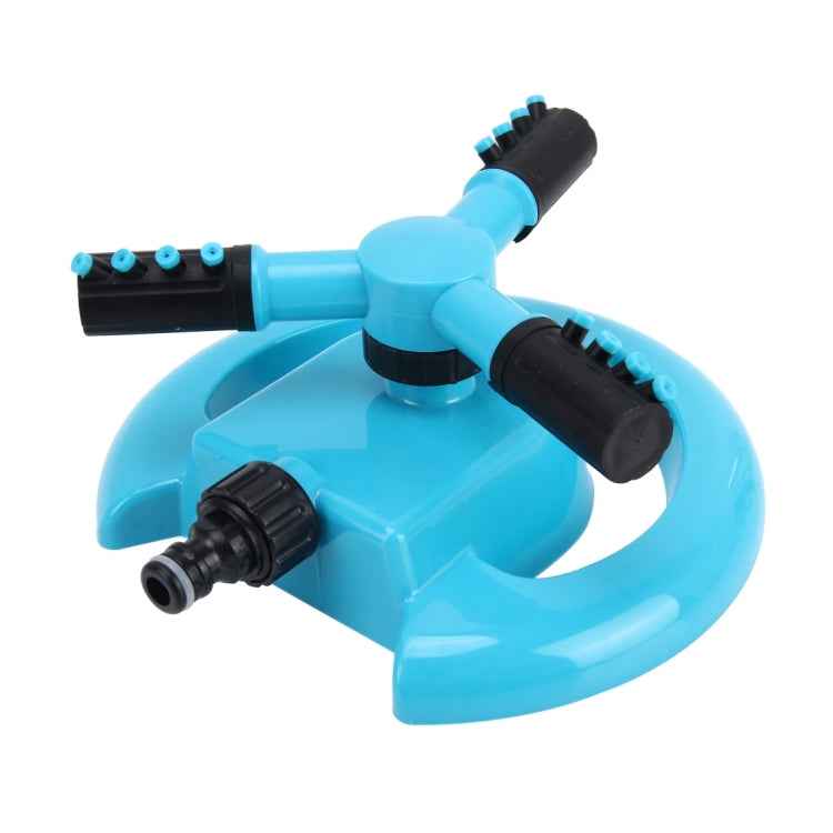 Garden Automatic Rotating Nozzle 360 Degree Rotary Automatic Sprinkler Garden Lawn Watering Nozzle,Applicable for 3/4 inch Water Pipes(Blue)
