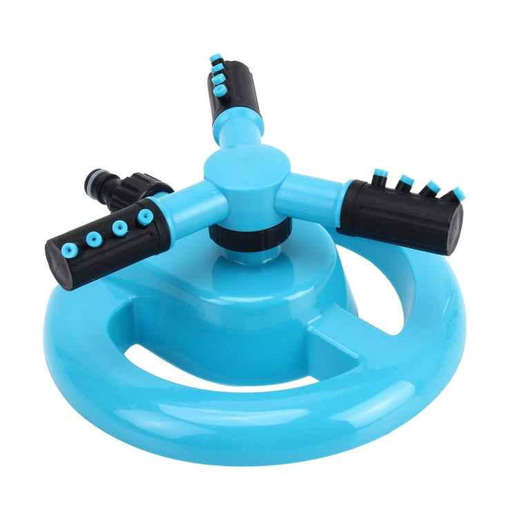 Garden Automatic Rotating Nozzle 360 Degree Rotary Automatic Sprinkler Garden Lawn Watering Nozzle,Applicable for 1/2 inch Water Pipes(Blue)