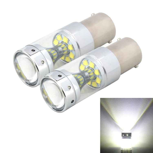 2 PCS 1156 60W 1200 LM 6000K Car Auto Brake Lights Turn Light Backup Light with 12 CREE XB-D Lamps, DC 12V
