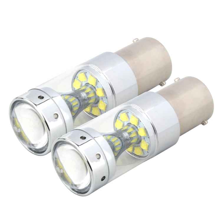 2 PCS 1156 60W 1200 LM 6000K Car Auto Brake Lights Turn Light Backup Light with 12 CREE XB-D Lamps, DC 12V