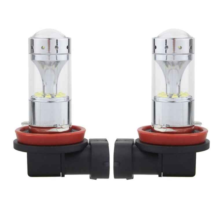 2 PCS H8/H11 60W 1200 LM 6000K Car Fog Lights with 12 CREE XB-D LED Lamps, DC 12V