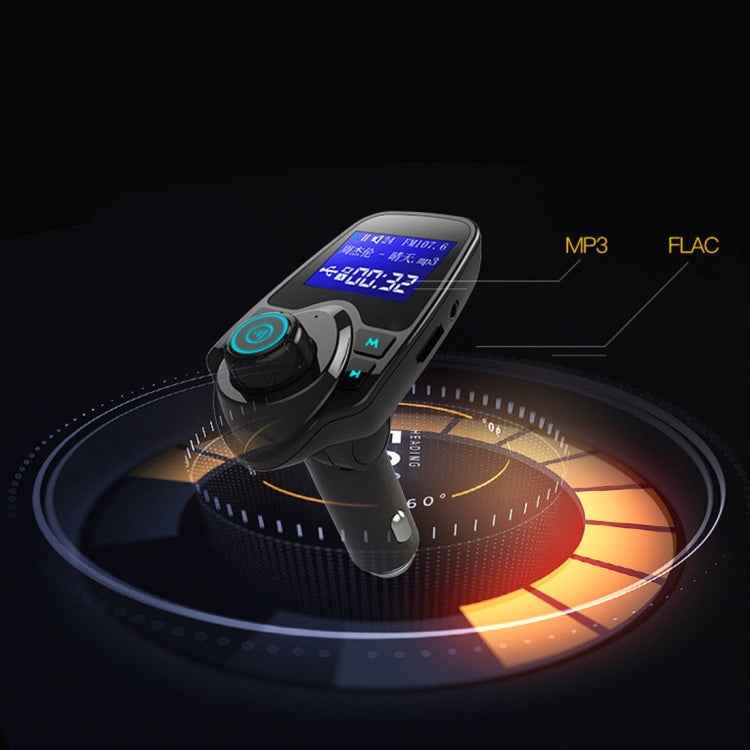 T11 Bluetooth FM Transmitter Car MP3 Player with LED Display, Support Double USB Charge & Handsfree & TF Card & U Disk Music Play Function