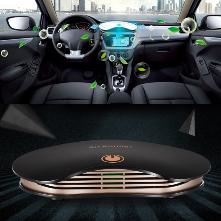 BL-001 Car / Household Smart Touch Control Air Purifier Negative Ions Air Cleaner, BL-001(White), BL-001(Black)