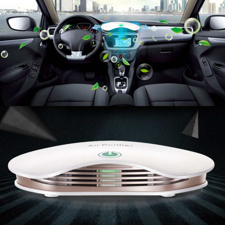 BL-001 Car / Household Smart Touch Control Air Purifier Negative Ions Air Cleaner, BL-001(White), BL-001(Black)