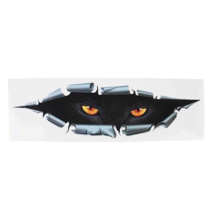 3D Characteristic Digital Simulation Horrible Style Car Paper Sticker