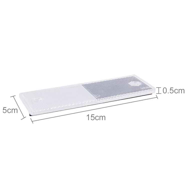 10 PCS Car Rear Bumper Warning Plastic Reflector and Sign