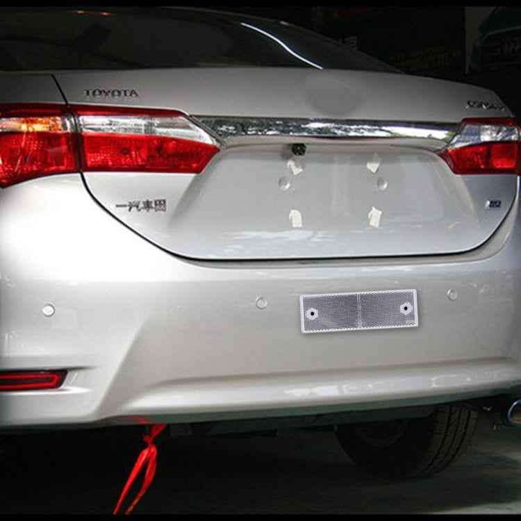 10 PCS Car Rear Bumper Warning Plastic Reflector and Sign