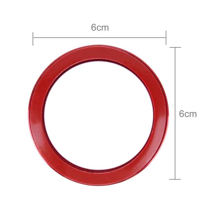 Aluminium Alloy Steering Wheel Decoration Ring Cover Sticker for BMW
