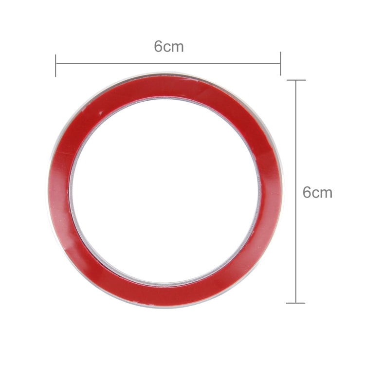 Aluminium Alloy Steering Wheel Decoration Ring Cover Sticker for BMW