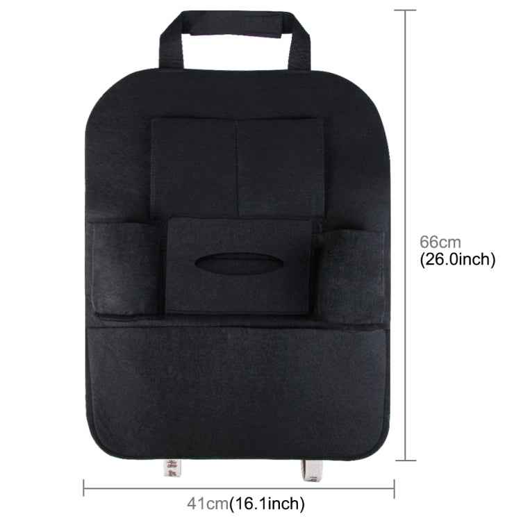 KANEED Auto Car Backseat Organizer Multi-Pocket Travel Storage Bag for Sunglass Phone Tissue Beverage Drink Can