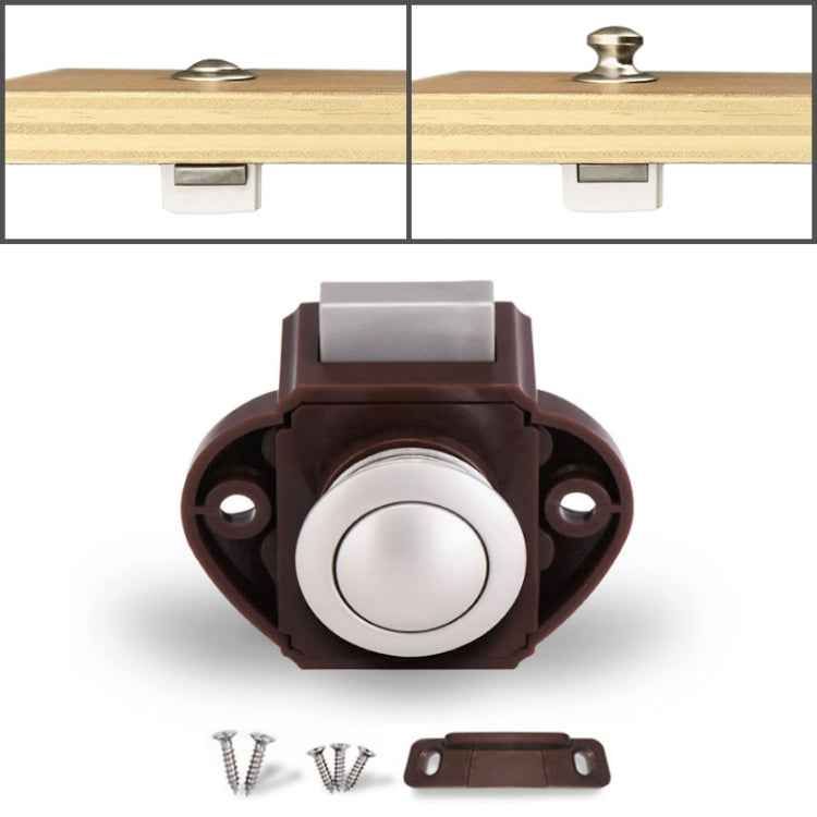 Press Type Drawer Cabinet Catch Latch Release Cupboard Door Stop Drawer Cabinet Locker for RV / Yacht / Furniture
