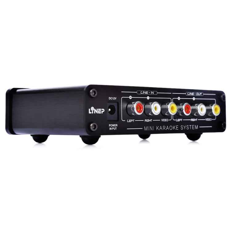 A933 Mini Karaoke Machine System Sound Mixer Amplifier for PC / TV / Mobile Phones, Support RCA in / 2 Channel Mic in