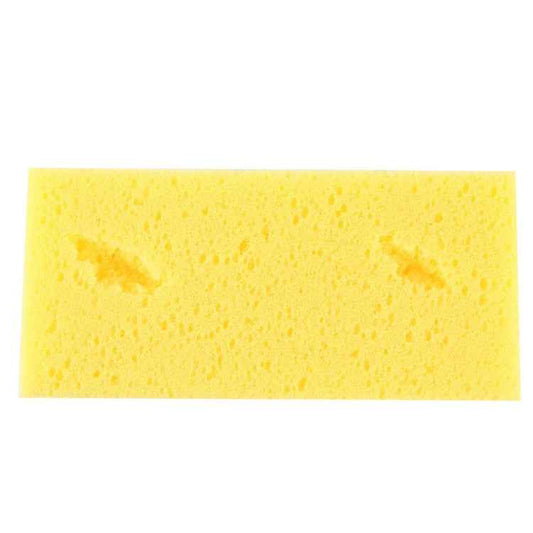 Car Care Wear-resistant Brown Soft Sponge Car Wash Cleaning Pad(Yellow)