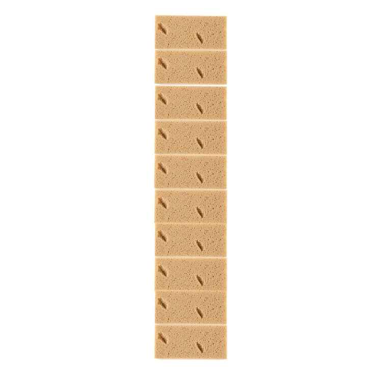 Car Care Wear-resistant Brown Soft Sponge Car Wash Cleaning Pad((Khaki)
