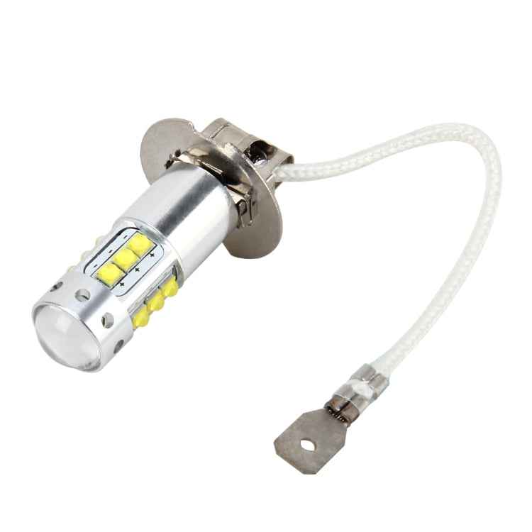 H3 50W 500 LM 6000K Car Fog Light with 16 CREE Lamps, DC 12V-24V