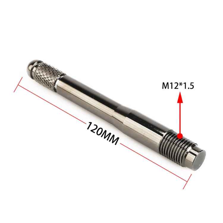 Universal European Car Stainless Type Dowel Pin Nut Wheel Hub Tire Install Disassembly Tool, Size: M12 x 1.5