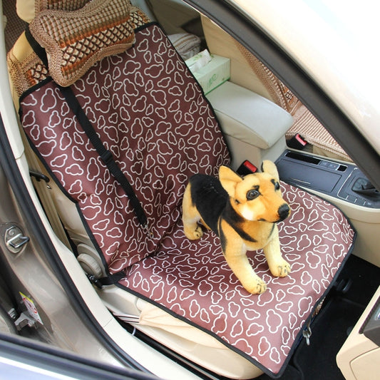 Nonslip Folding Car Front Seat Pattern Cover Pet Cat Dog Cushion Mat, Size: 100 x 50 x 0.1 cm