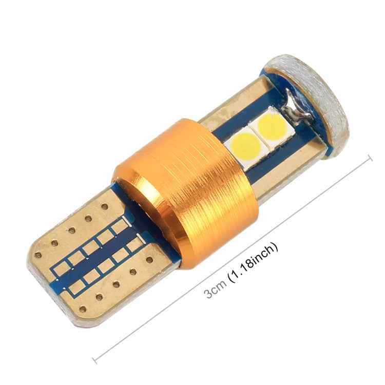 2 PCS T10 / W5W / 168 / 194 DC12V / 1.6W / 6000K / 130LM 6LEDs SMD-3030 Car Clearance Light